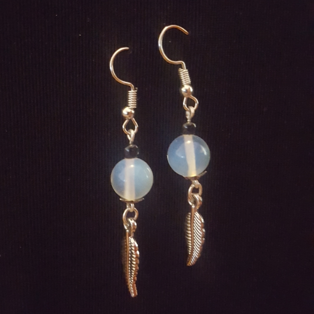 Silver handmade womens  earrings